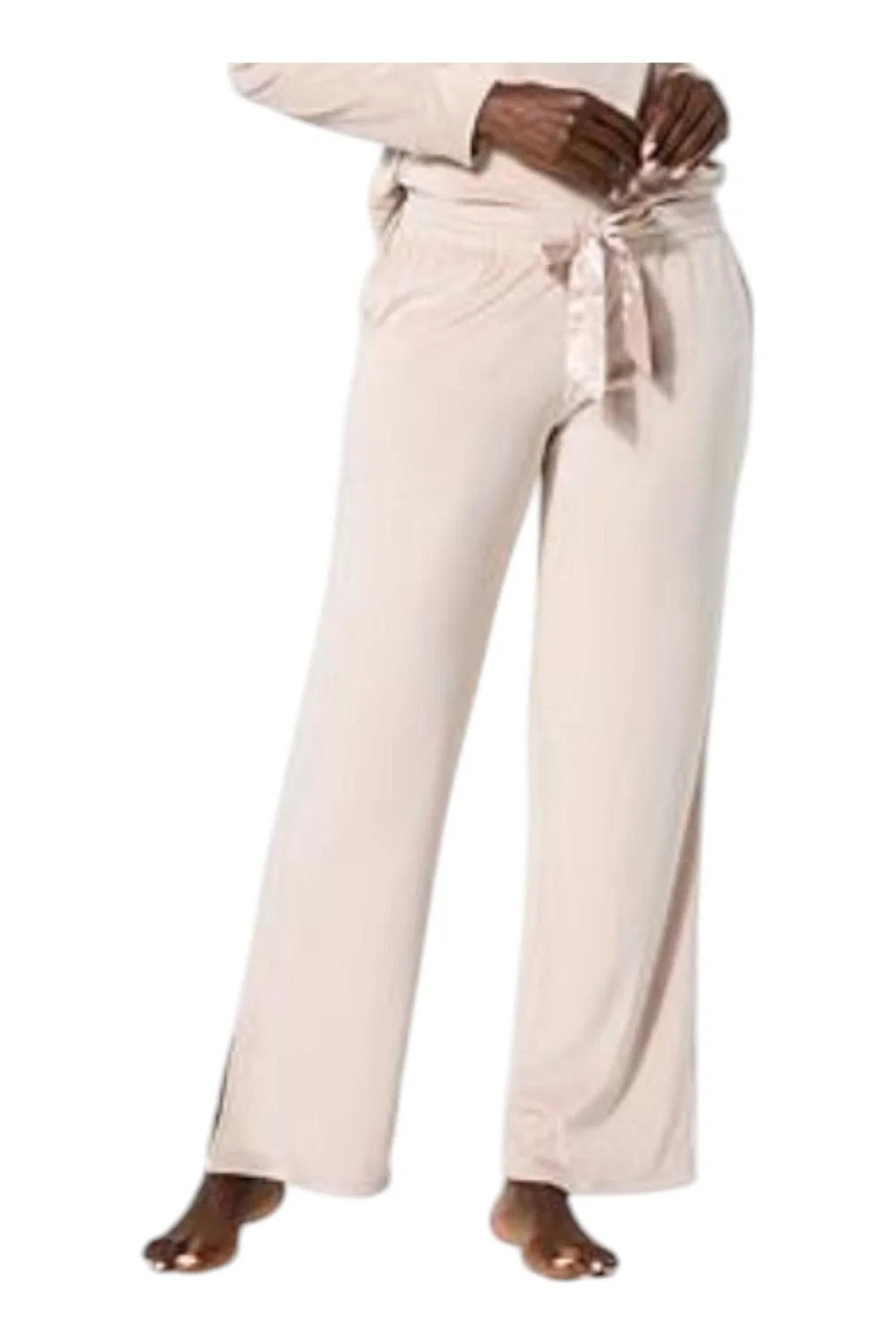 Comfort Code Women's Velvet Dreams Sleep Pants Fawn - Regular
